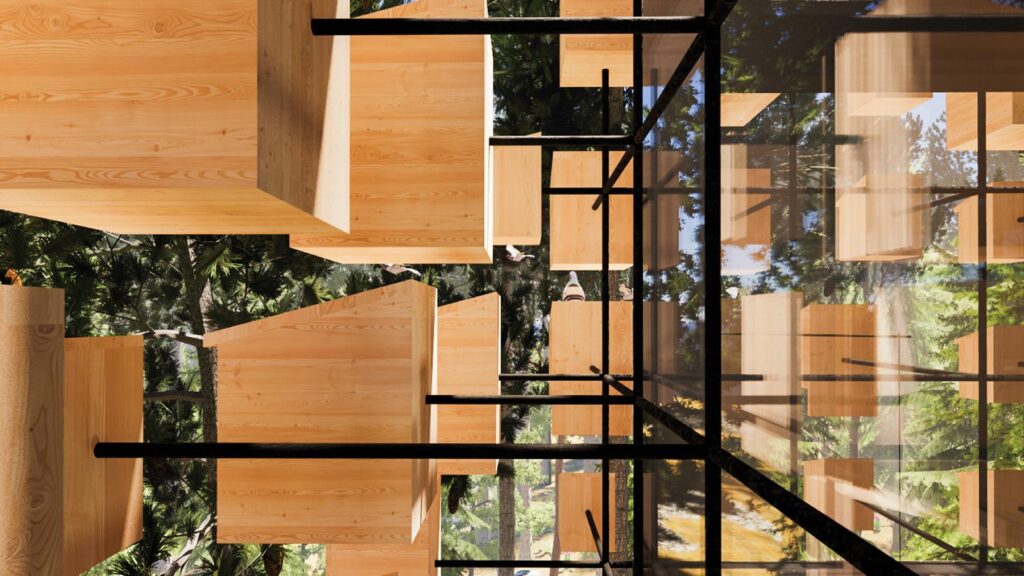 inside tree hotel