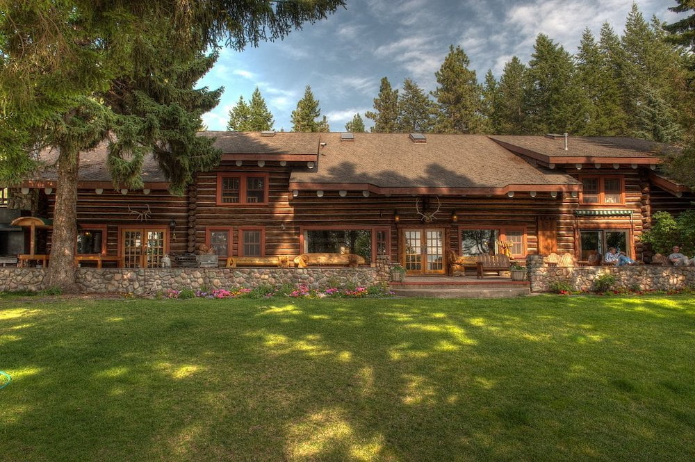 the main lodge where