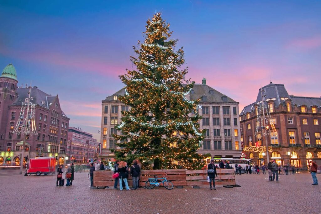 amsterdam christmas tree