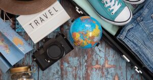 travelling preparations flat lay with luggage cam 2022 11 15 13 50 47 utc