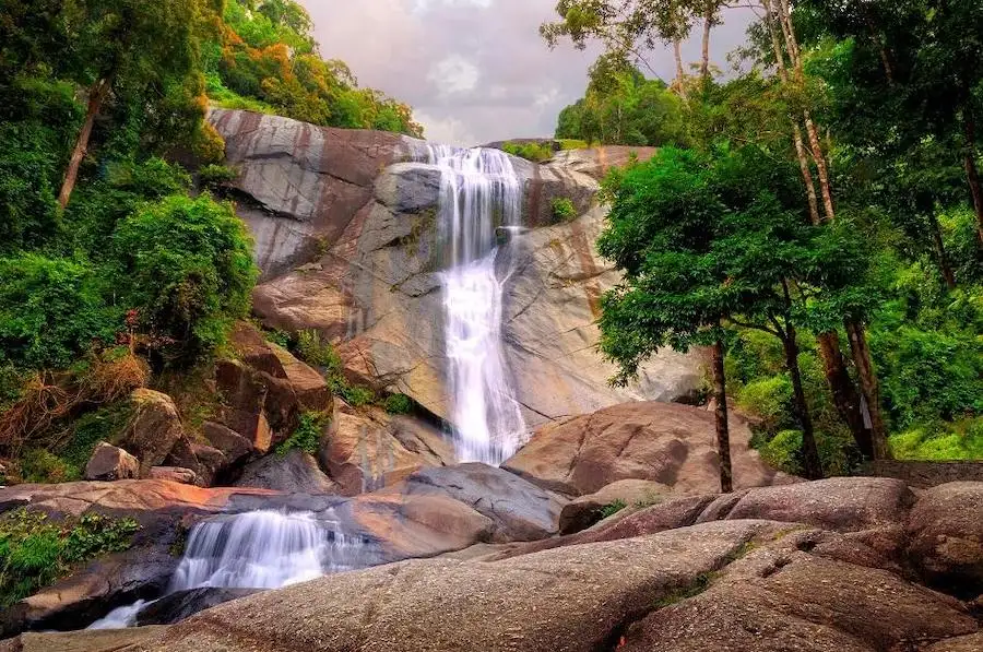 telaga tujuh waterfalls