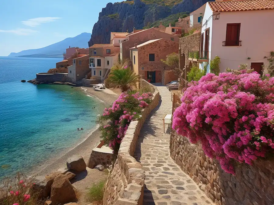 e5e9eb47 beache of monemvasia