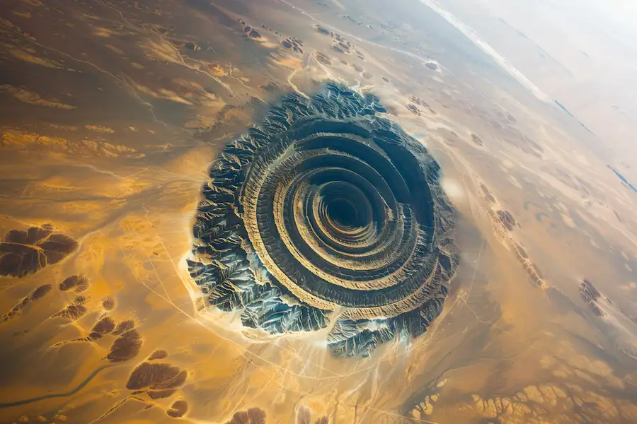 06ab1031 the eye of the sahara mauritania 1