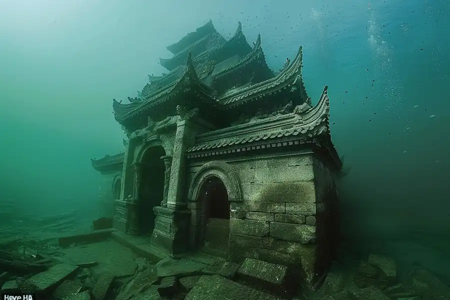 a73f0ac9 the underwater city of shi cheng china 1