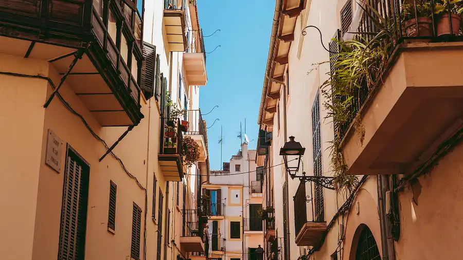 old town streets palma