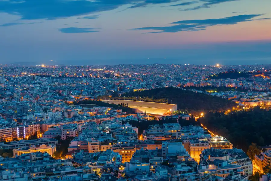 athens night
