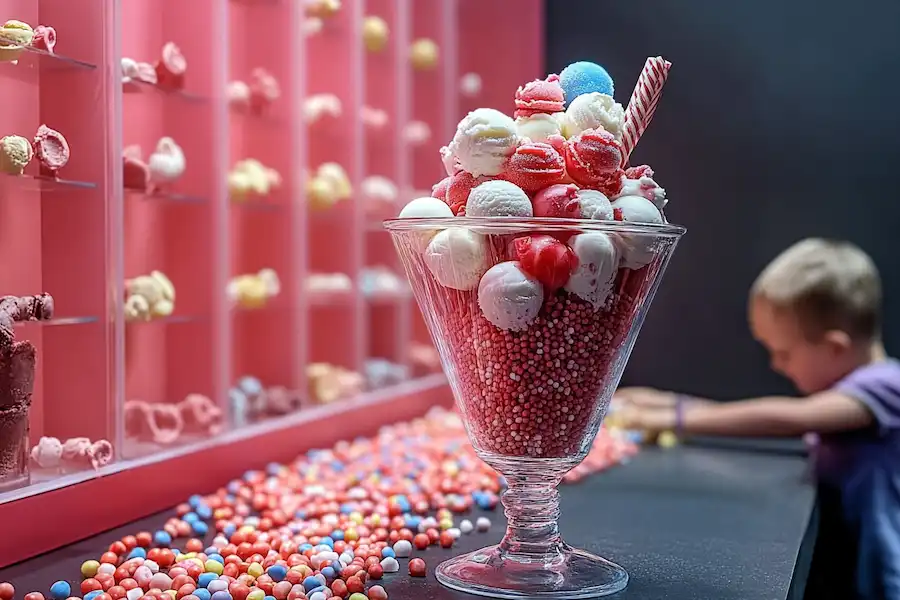 candy chose for ice cream