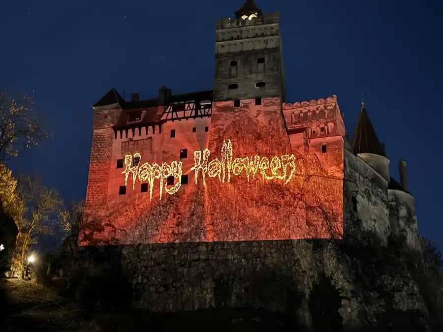 bran castle halloween