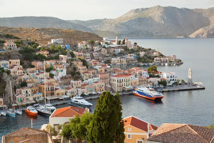 symi town symi island