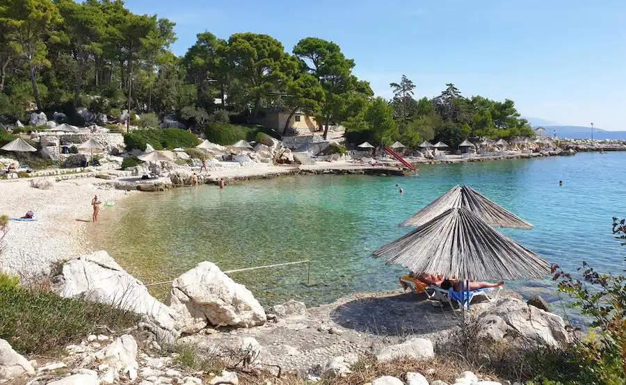 kandarola beach–rab island croatia