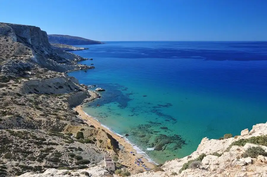red beach–crete greece