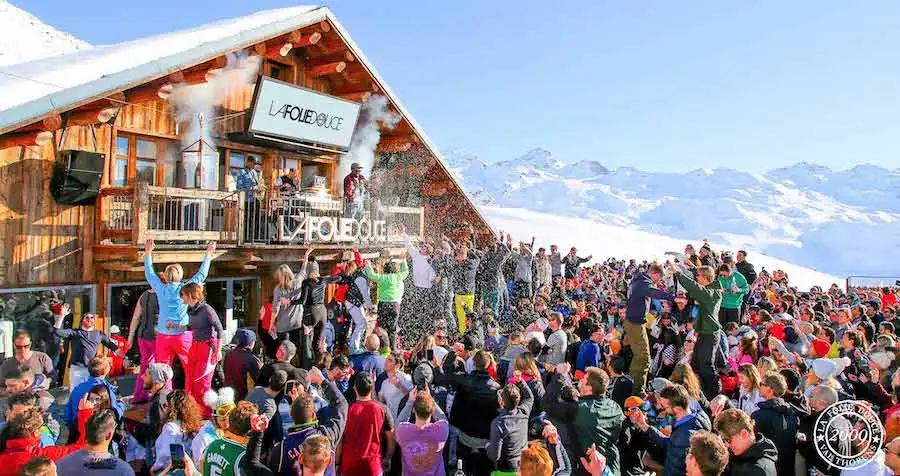 la folie douce après ski bars