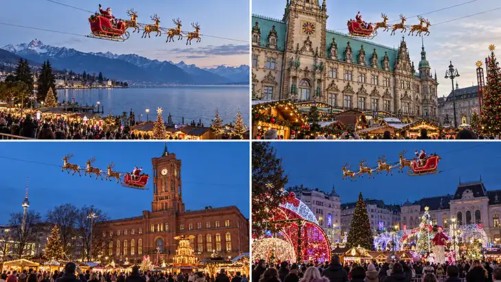 11 Christmas Markets in Europe Where You Can See Santa’s Flying Sleigh